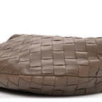 Nappa Intrecciato Mini Jodie Dark Taupe