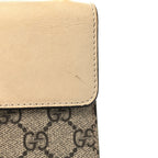 GG Supreme Monogram Calfskin Small Padlock Shoulder Bag Beige Mystic White Sun Oil