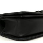 Calfskin Quilted Medium Boy Flap So Black
