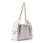 Caviar Quilted Small Chanel 25 Handbag Lilas Lilac