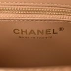 Braided Raffia Nano Kelly Flap Bag Dark Beige