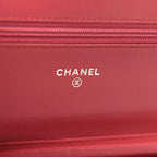 Calfskin Quilted Boy Wallet On Chain WOC Pink
