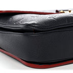 Empreinte Pochette Metis Marine Rouge