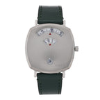Stainless Steel Calfskin 35mm Grip Quartz Watch Green