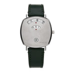 Stainless Steel Calfskin 35mm Grip Quartz Watch Green