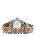Stainless Steel 18K Everose Gold Diamond Bezel Mother of Pearl 28mm Oyster Perpetual Datejust Watch 279381RBR