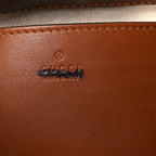 New Canvas Charisma Calfskin Crystal GG Monogram Mini Jackie 1961 Hobo Camel Ebony