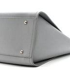 Caviar Studded Medium Deauville Tote Grey