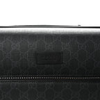 GG Supreme Monogram Gran Turismo Suitcase Black Grey