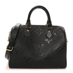 Empreinte Monogram Giant Speedy Bandouliere 25 Black