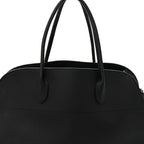 Matte Grained Calfskin EW Margaux Black