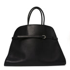 Polished Saddle Calfskin Soft Margaux Belt 15 Black