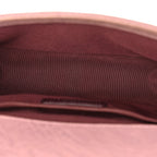 Crumpled Lambskin Medium Studded Boy Flap Pink