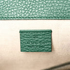 Pebbled Calfskin Small Dionysus Shoulder Bag Emerald