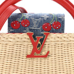 LV X TM Rattan Denim Calfskin Cerises Capucines Mini