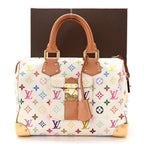 Monogram Multicolor Speedy 30 White