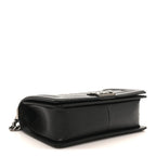 Caviar Quilted Medium Boy Flap Black