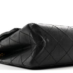 Aged Calfskin Quilted 2.55 Reissue 226 Flap Black