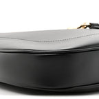 Ancora Calfskin Medium Jackie Shoulder Bag Black