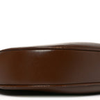 GG Supreme Monogram Azalea Calfskin Web Medium Jackie 1961 Hobo Beige Ebony Brown Sugar