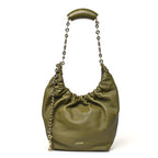 Mellow Nappa Small Squeeze Bag Olive