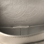 Metallic Lambskin Quilted 2.55 Reissue 225 Flap Silver