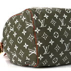 Calfskin Monogram Speedy P9 Bandouliere 40 Green Sancha
