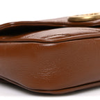 Azalea Calfskin Matelasse Diagonal Super Mini GG Marmont Shoulder Bag Cuir