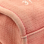 Canvas Mini Deauville Tote Red
