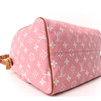 Calfskin Monogram Speedy P9 Bandouliere 40 Pink Sakura