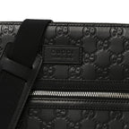 Guccissima Signature Small Messenger Bag Black