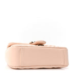 Lambskin Matelasse Small GG Marmont Shoulder Bag Millenial Pink