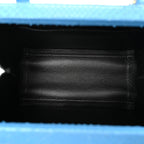 Snakeskin Small Postal Bag Sky Blue