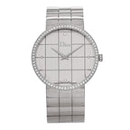 Stainless Steel Diamond Bezel 38mm La D De Dior Quartz Watch