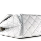 Metallic Lambskin Quilted 2.55 Reissue 226 Flap Silver