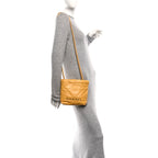 Shiny Calfskin Quilted Mini Chanel 22 Yellow