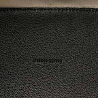 Textured Dollar Calfskin Small Ophidia Shoulder Tote Bag Black