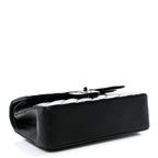 Lambskin Quilted Small Double Flap Black