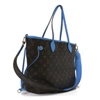 Monogram Inside Out Neverfull Bandouliere MM Gaston Blue