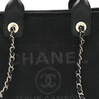 Mixed Fibers Small Deauville Tote Black