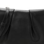 Shiny Nappa Calfskin Paseo Satchel Black
