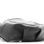 Caviar Quilted Filigree Waist Bag Black