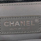 Velvet Quilted Small Boy Flap Blue