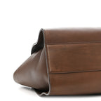 Polished Saddle Calfskin Marlo 14 Deep Brown