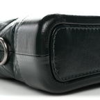 Aged Calfskin Quilted Small Gabrielle Hobo Dark Green