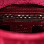 New Velvet Ashmir GG Monogram Small Jackie 1961 Hobo Red