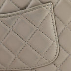 Metallic Goatskin Quilted 2.55 Reissue Mini Flap Silver