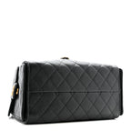 Caviar Quilted Small Chanel 25 Handbag Black
