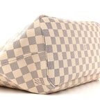 Damier Azur Neo Neverfull MM Rose Ballerine