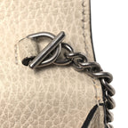 Dollar Calfskin Crystal Super Mini Dionysus Shoulder Bag Mystic White Black Diamond